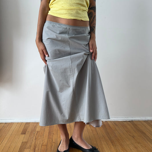 nylon skirt — grey